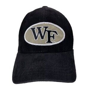 Zephyr NCAA Corduroy Mesh Snapback 6 Panel Truckers Hat Tan Black